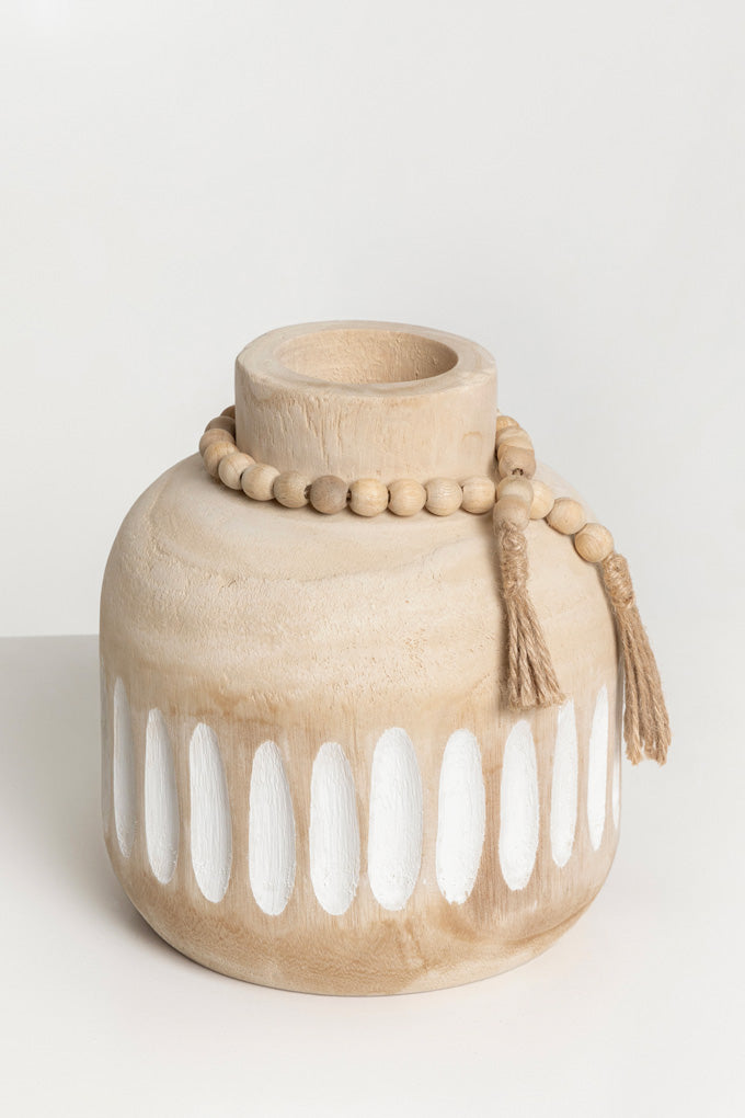 Idra Wood Vase