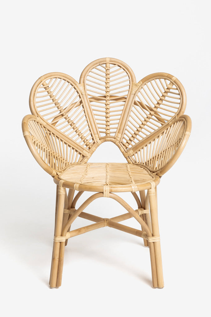 Lily Rattan Peacock Chair Cura Home