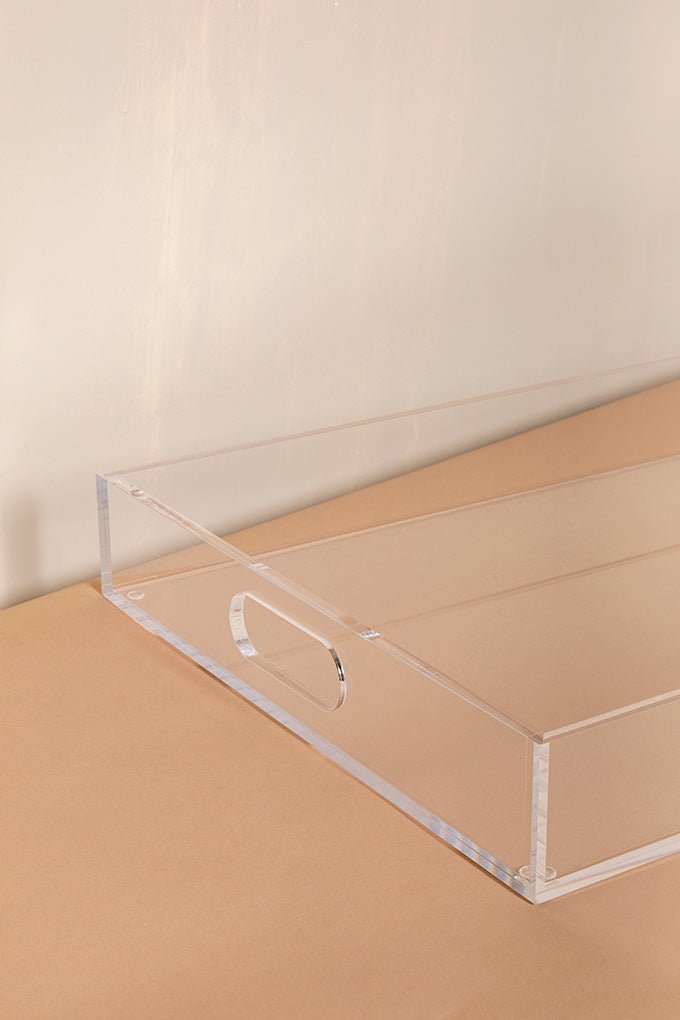 Crystal Clear Large Tray