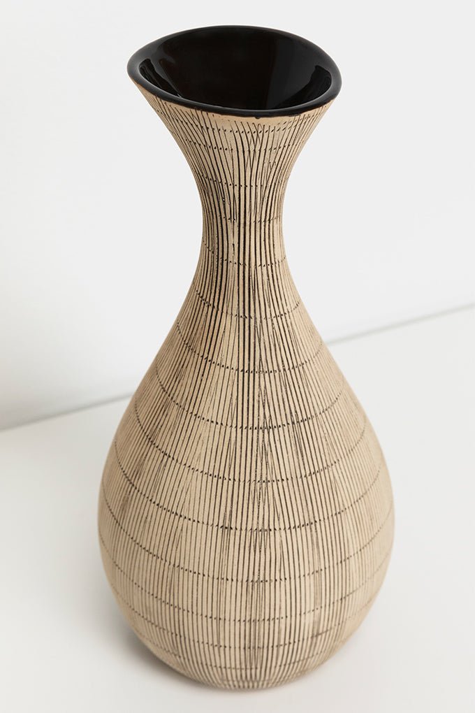 Goddess Ceramic Textured Vase