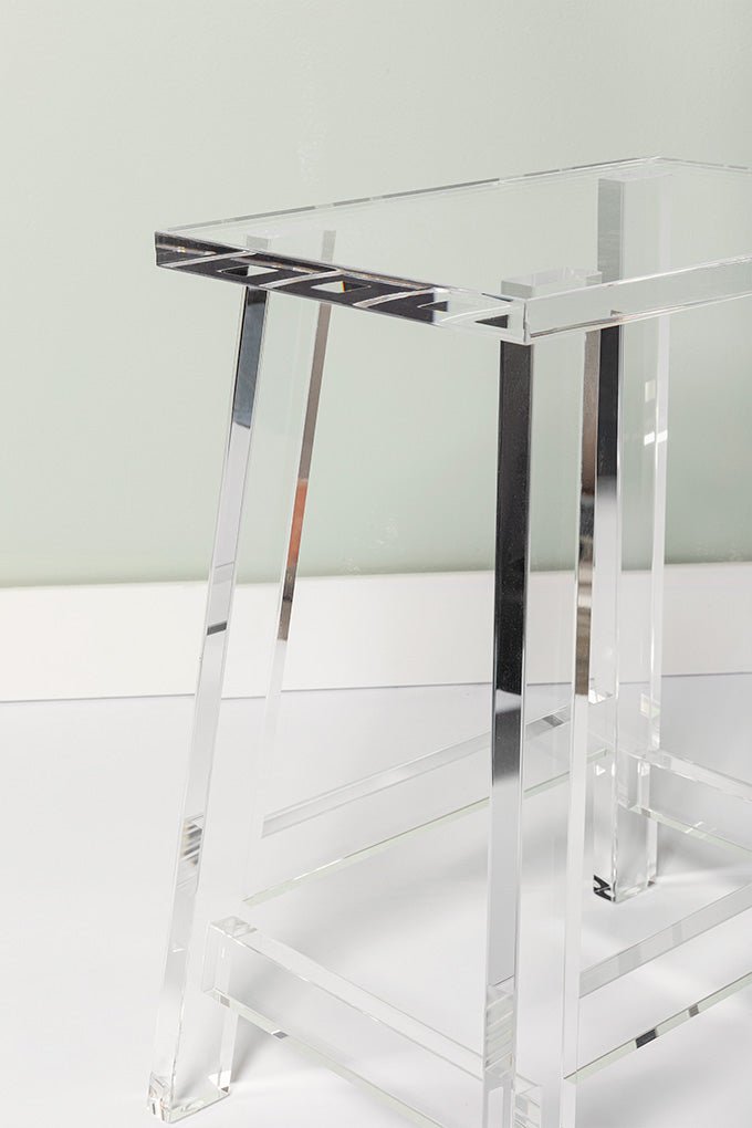 Clean Lines Acrylic Stool